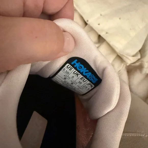 Hoka Women's Light Pink Athletic Shoes - Picture 4 of 4